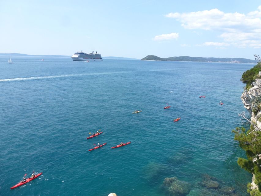 Split 4-Hour Guided Sea Kayak Tour - Back Toward the Port Gates: Promenade, Old Town Rooflines, and That Red-Split Feeling