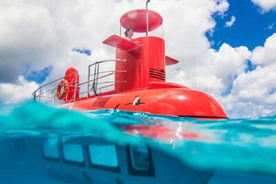 Split: 45-minute Semi-Submersible Submarine Trip - Above-deck Split views: old town waterfront without the sweat