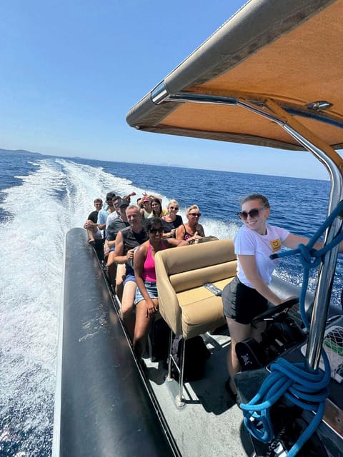 Split: Blue Lagoon, Hvar and 5 Islands Small Group Boat Tour - Šolta’s coast: two water breaks that keep the day fun