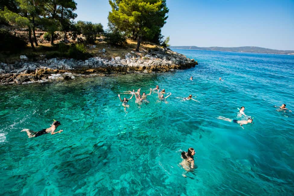Split: Blue Lagoon & Trogir Boat Tour with Lunch and Drinks - Second Swim Stop at Fumia Bay (Čiovo Side) + Lunch