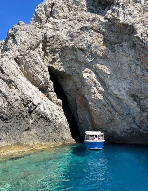 Split: Boat Tour to Blue Cave, Vis, Blue Lagoon, Hvar, Brač - Stiniva Bay on Vis: the best-photo cove, quick viewpoints, and beach vibes