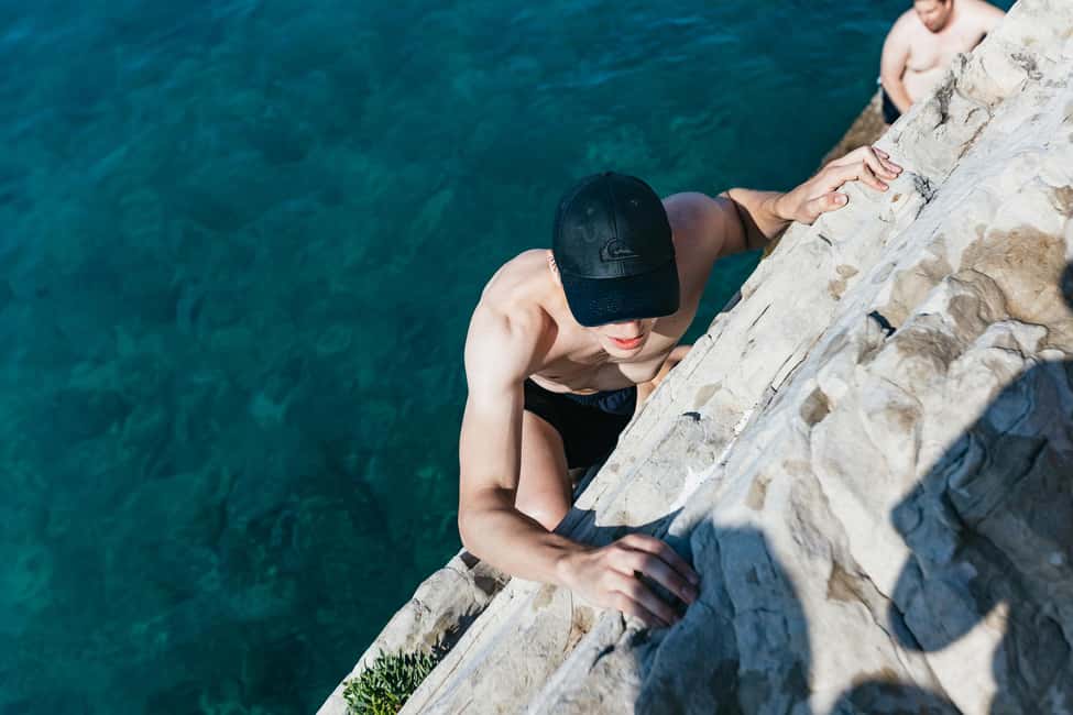 Split: Cliff Jumping & Deep Water Solo Tour - The Climbing Part: Routes, Skill Levels, and Real Coaching