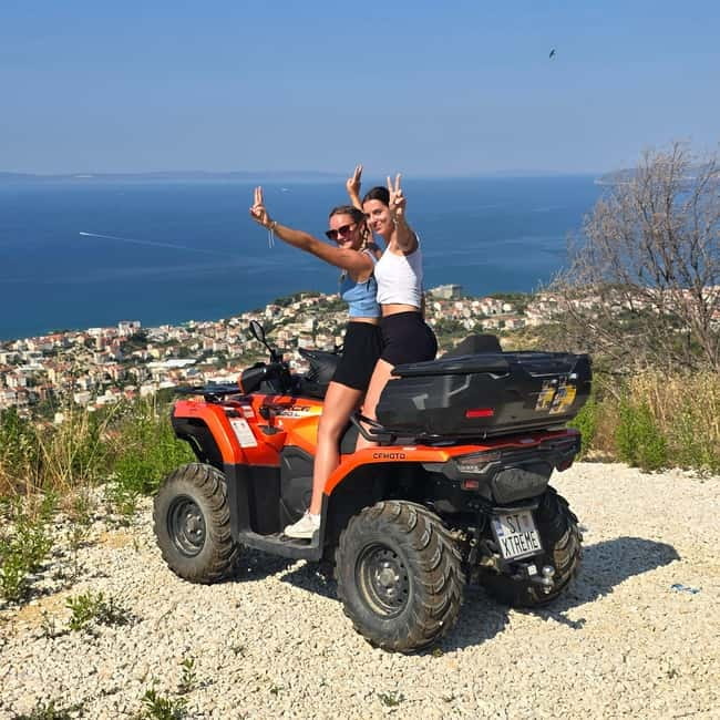 SPLIT: Guided ATV Tour Gornja Podstrana & Horses - Sunset tour with tavern snacks and optional horseback at 5:30 PM
