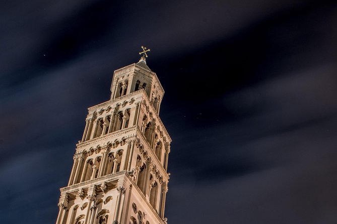 Split highlights – Evening walking tour - Diocletian’s Palace at night: Golden Gate to Peristyle