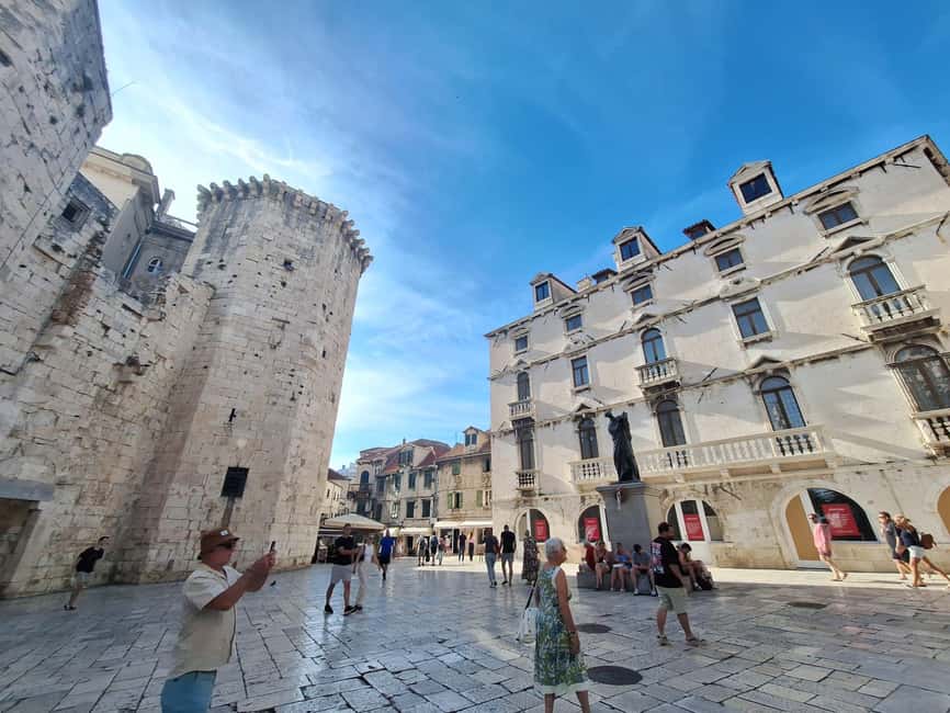 Split: History Walking Tour of the Old Town - Temple of Jupiter: The Story Behind the Headless Sphinx