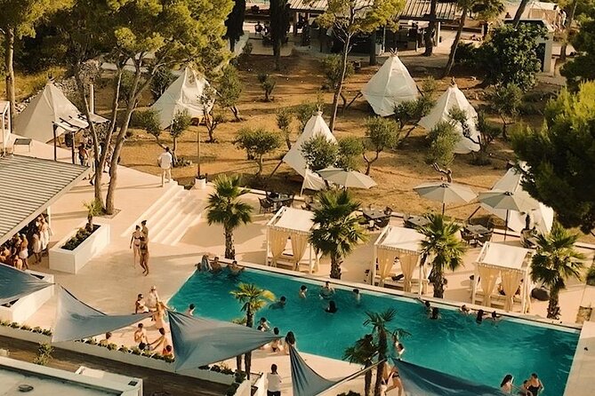 Split: Hvar, Brač, and Pakleni Cruise with Lunch and Drinks - Brac Island and Olife Beach Club in Milna: The Chill Finale