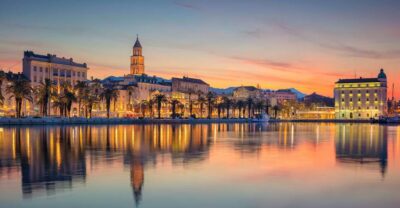 Split: Old Town Guided Evening Walking Tour - Meeting at Split port: find the big SPLIT sign