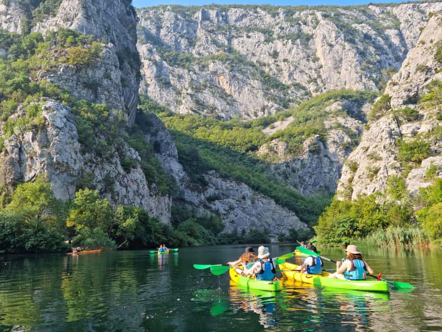 Split/Omiš - Guided Kayaking & Snorkeling Tour Cetina River - Downstream kayaking for 1.5 hours: coves, rapids, and waterfalls