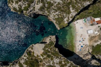 Split or Trogir: Blue Cave, Vis, and Hvar Speedboat Day Trip - The Blue Cave: pay cash, then enjoy the blue (briefly)