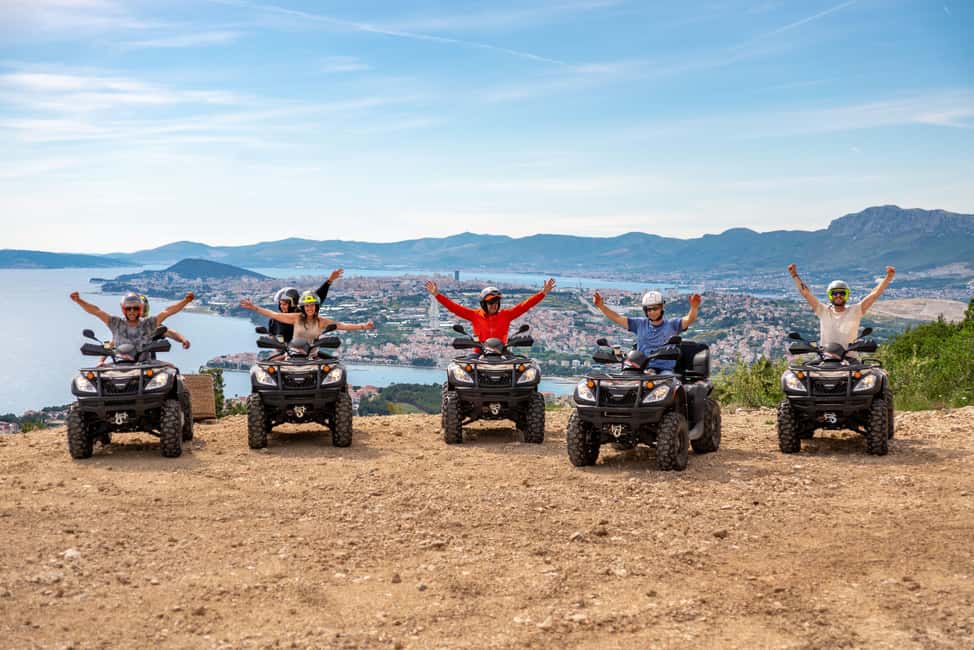 Split: Quad Bike Tour with Sea, Mountain and River Views - Safety briefing in Podstrana: quick control lesson first