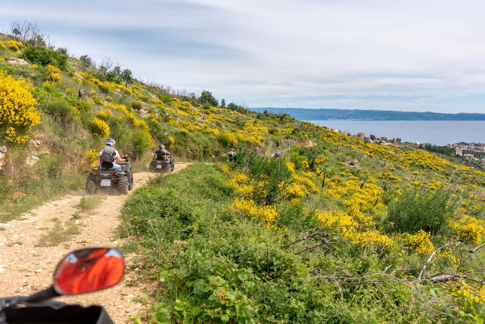 Split: Quad Bike Tour with Sea, Mountain and River Views - Omiš guided ride: following the route with purposeful stops
