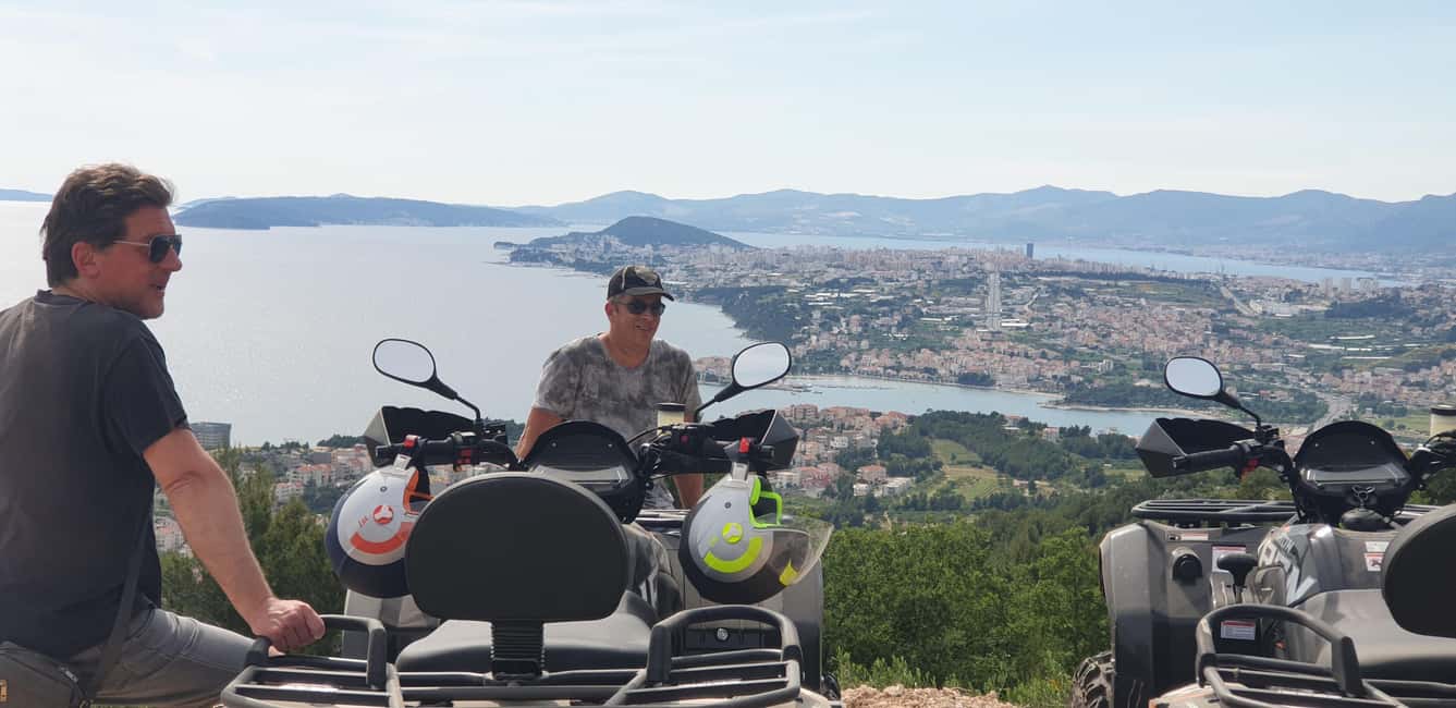 Split: Quad Bike Tour with Sea, Mountain and River Views - Podstrana trails and the big photo moment: river canyon + sea views