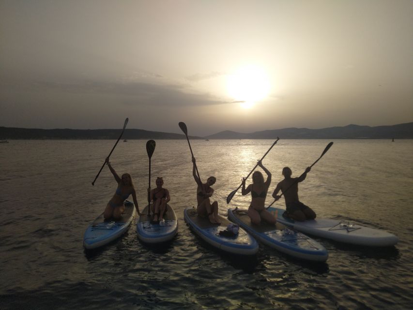 Split Sunset Stand Up Paddle Tour - Wine at the end: a nice finish, not a free-for-all