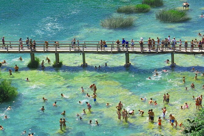 Split/Trogir/Kastela: Krka Private Tour - option: Wine Tasting - Skradin by Boat: Where the River and Sea Meet