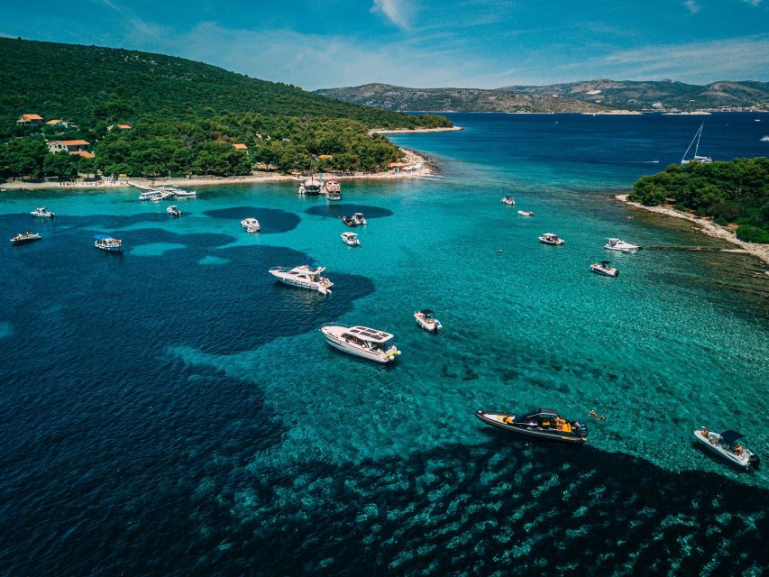 Split & Trogir: Private Blue Lagoon & Wine Tasting Boat Tour - Split or Trogir to the Blue Lagoon: how the day is paced