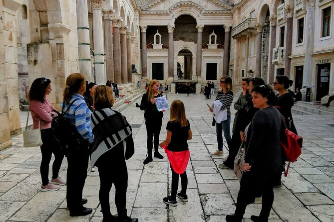 Storytelling World War II in Split Tour - Diocletian’s Palace Peristyle: which parts got attacked