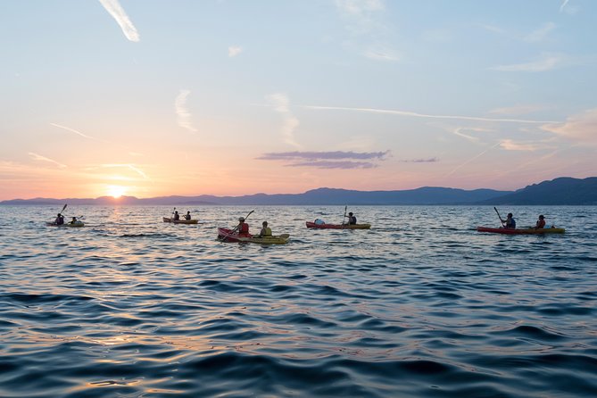 Sunset Kayaking - Paddling West Along the Dalmatian Coast