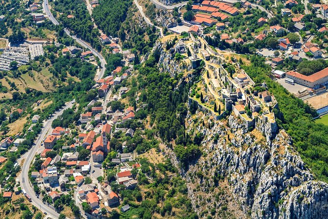 The Diocletian route - Panoramic Flight over Split - Split’s southern coast and Marjan: turning for the big-picture perspective