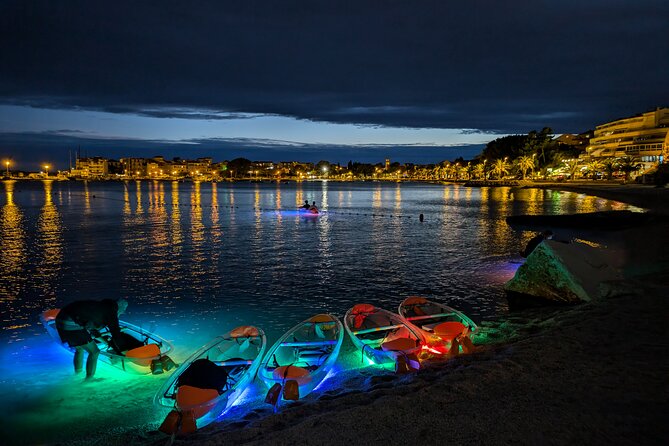 Transparent Kayak Glow Tour in Split - Sunset Stage at Stobreč Beach: When the Lights Begin to Matter