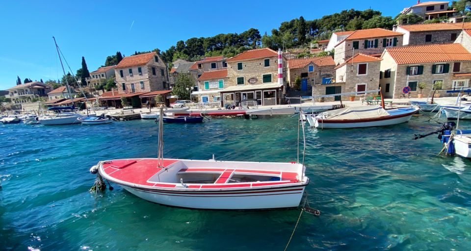 Trogir: White Lagoon, Maslinica & Blue Lagoon Speedboat Tour - The Krknjaši Blue Lagoon: snorkeling and classic sea views